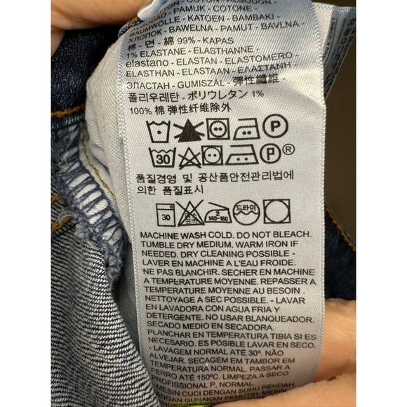 Levi's 415 Classic Bootcut‎ Jeans Women's Size 24W Dark Wash Denim Pants - Picture 7 of 7